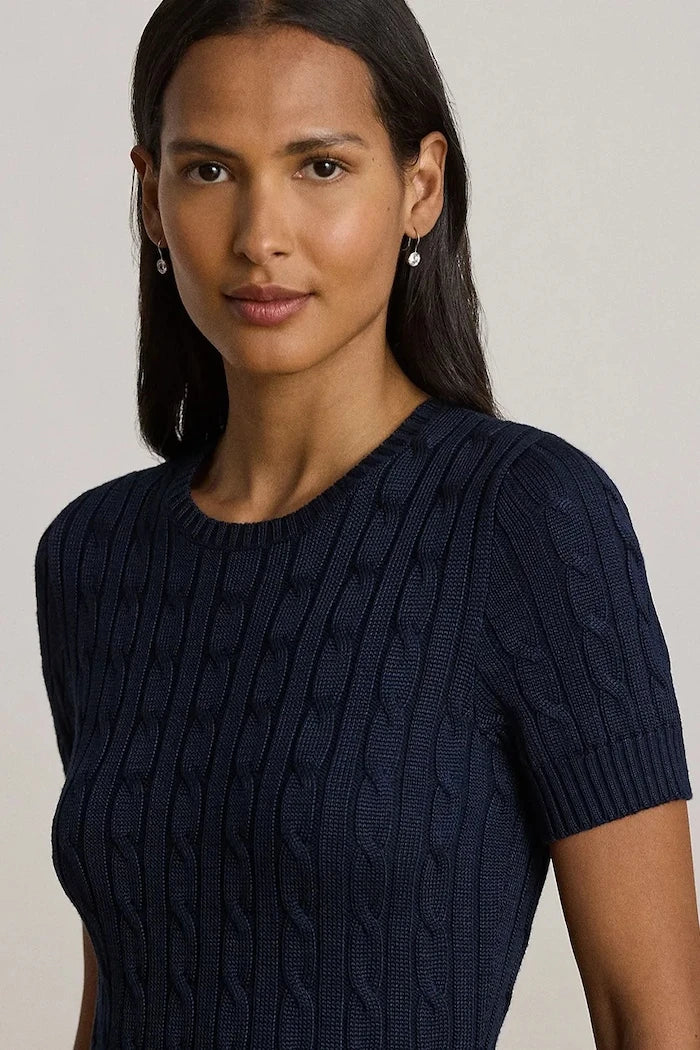 Lauren Ralph Lauren pamuklu kazak elbise
