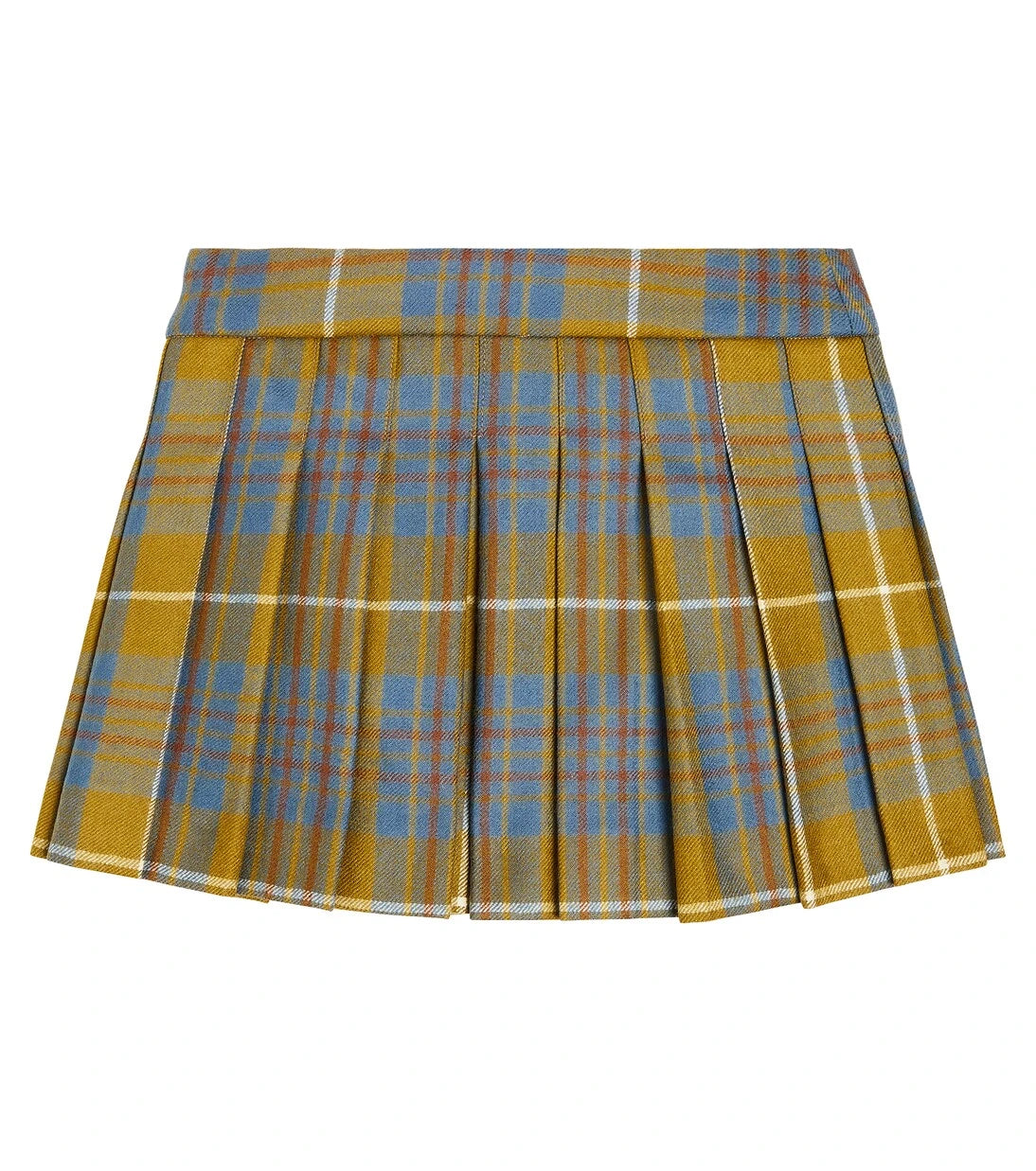 Bonpoint - Talissa checked pleated wool skirt