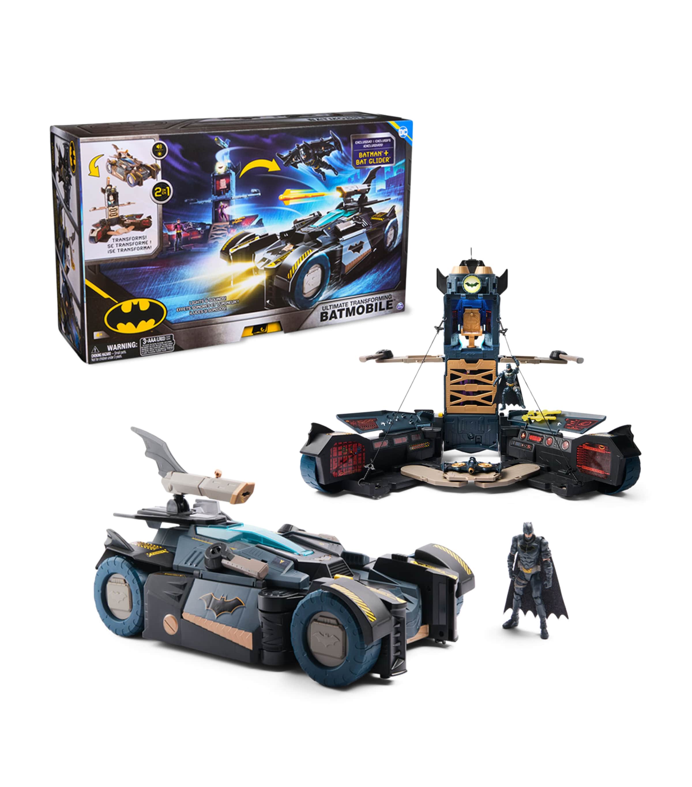 DC Comics Ultimate Transforming Batmobile Playset