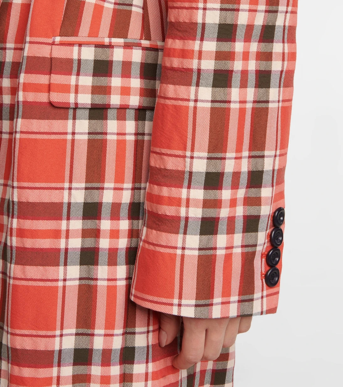 Acne Studios - Belted checked coat