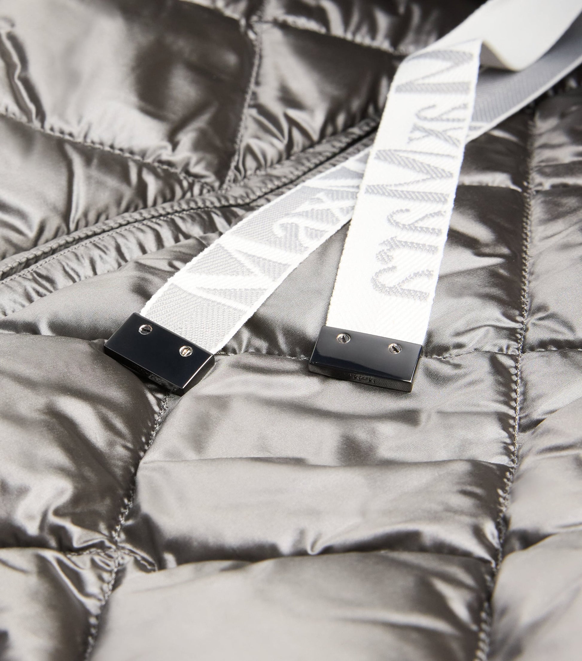 Grey Quilted Canvas Gilet