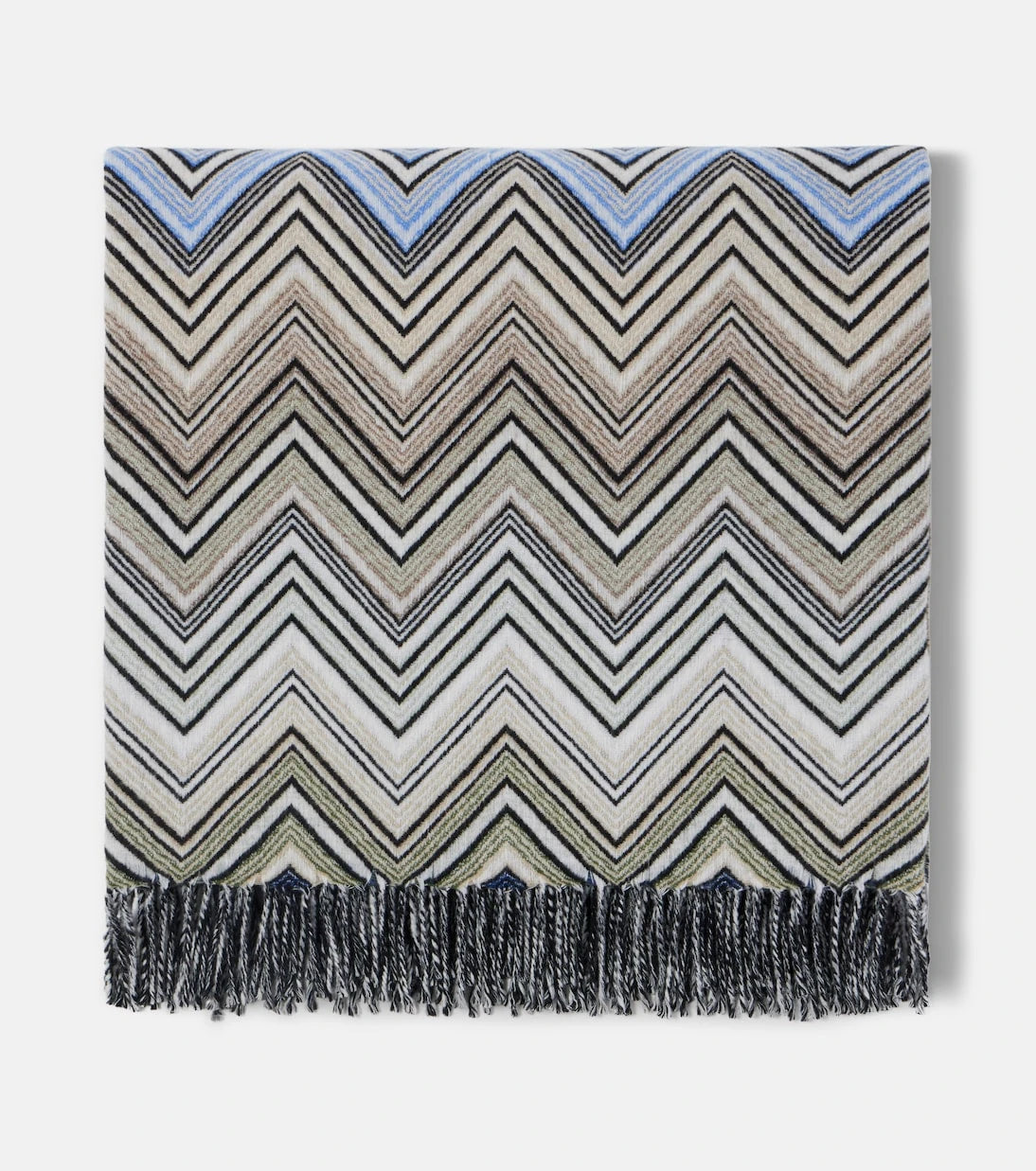 Missoni - Perseo Zigzag wool and cashmere throw