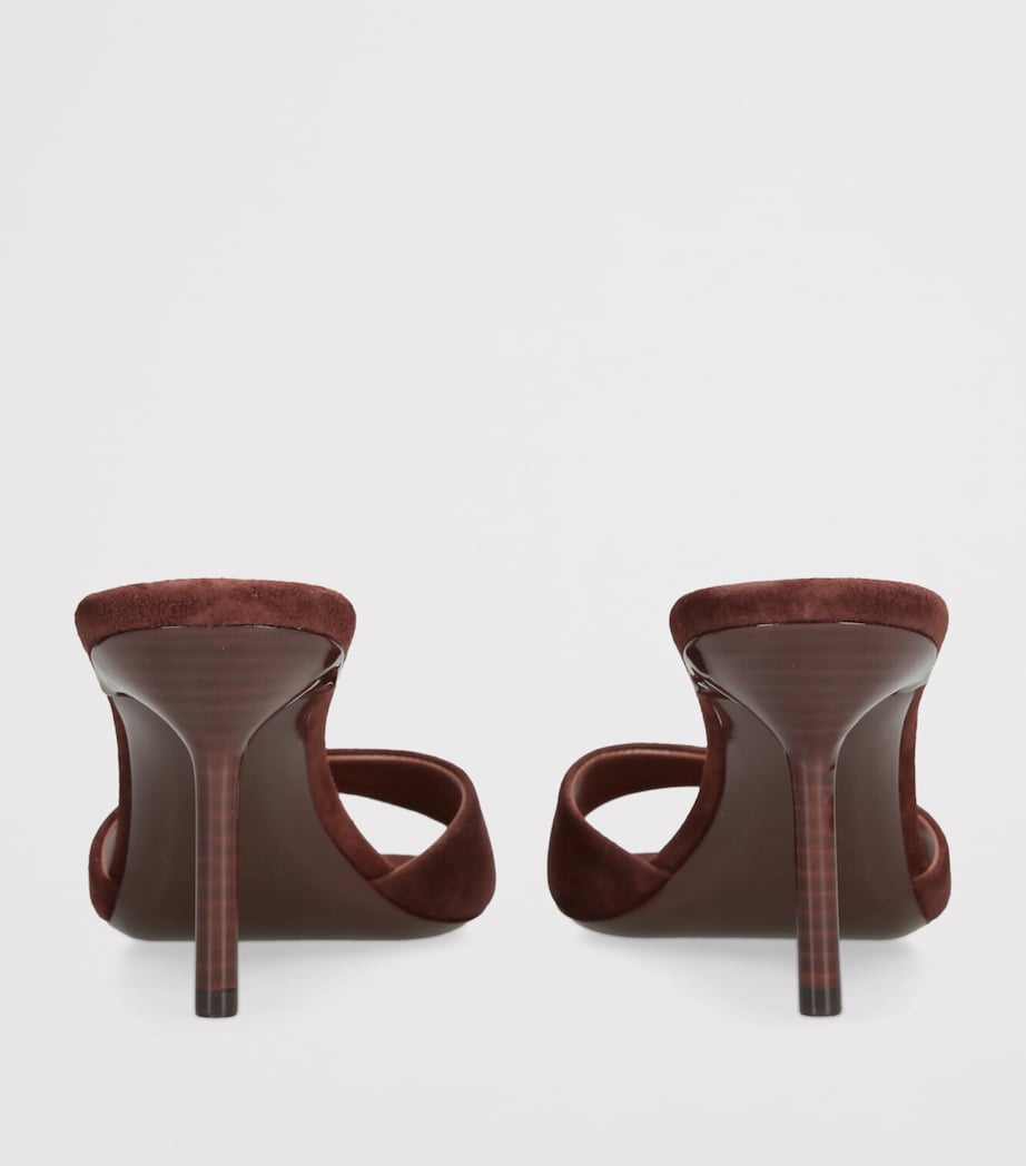 Brown Suede Lidia Mules 70