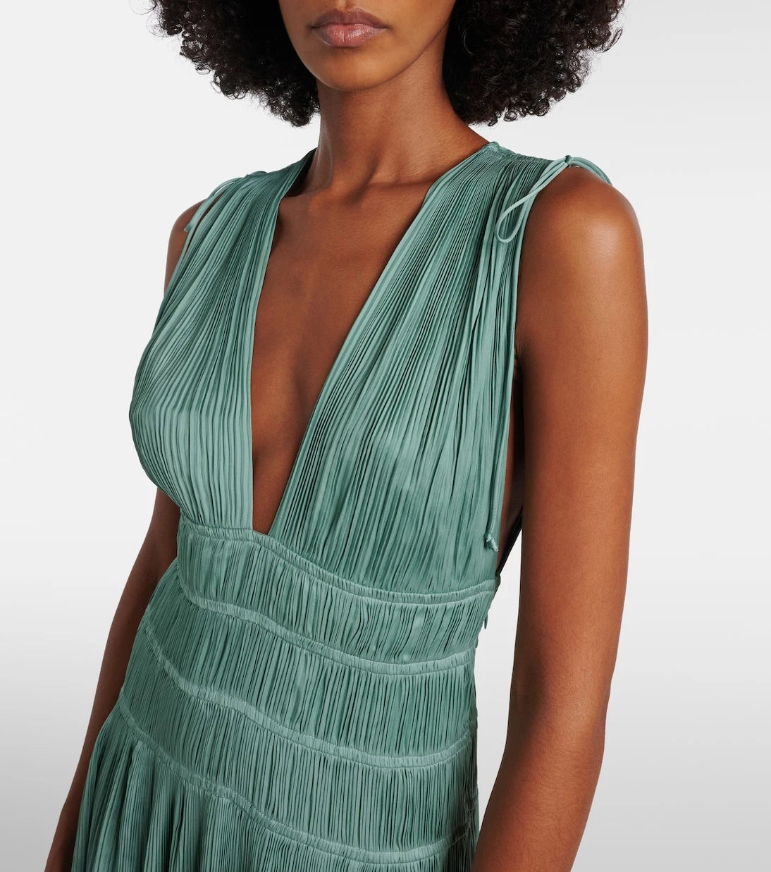 Ulla Johnson - Tasneem satin plissé gown