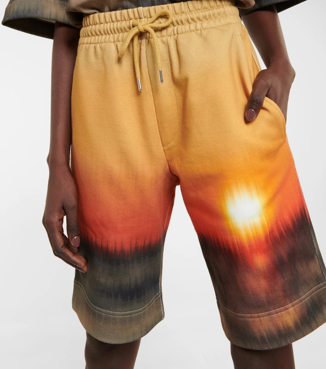 Dries Van Noten - Printed cotton jersey shorts