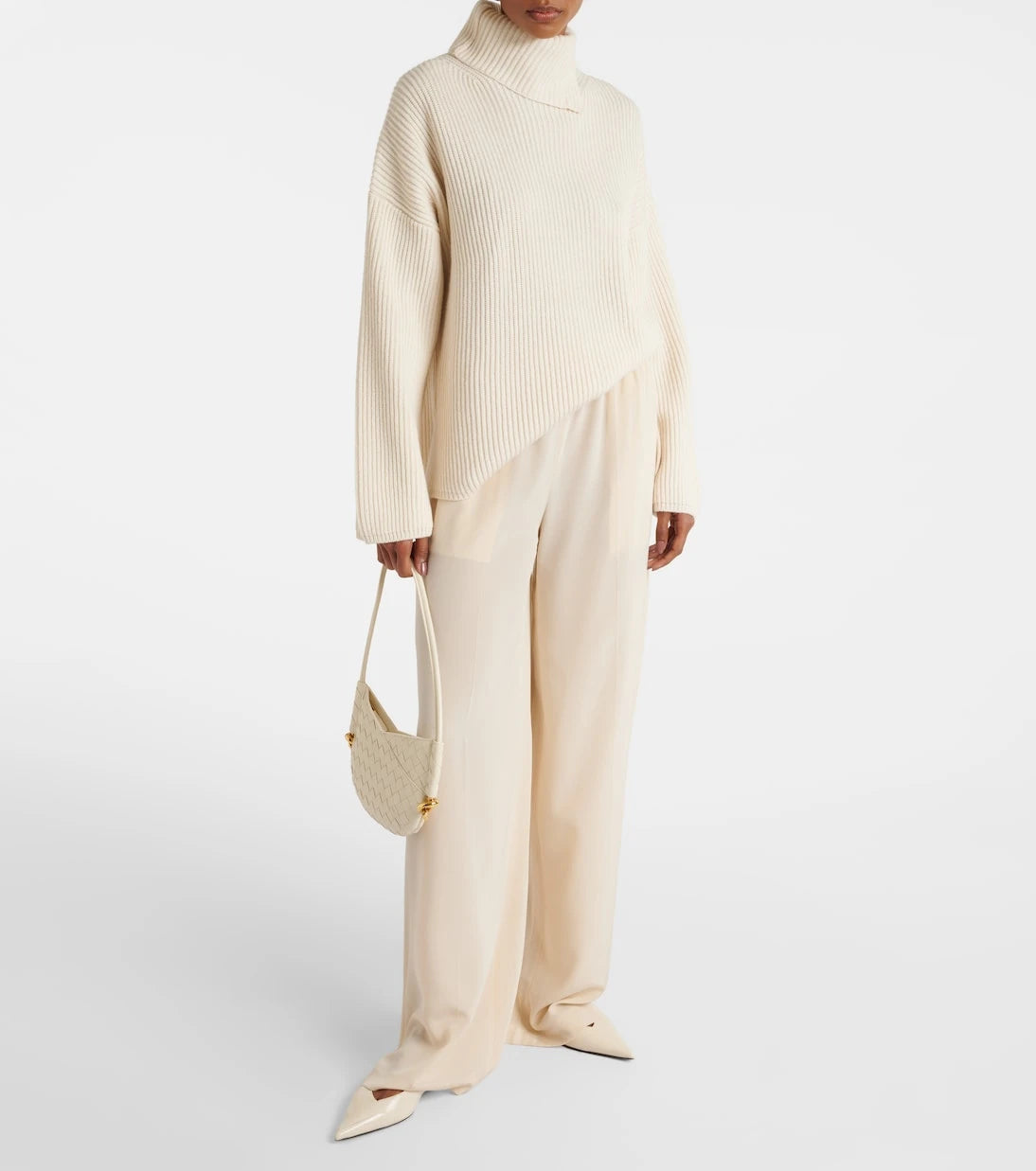 Joseph - High-rise silk crêpe wide-leg pants
