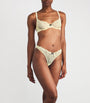 Fleur Du Mal Yellow Lace Bianca Thong