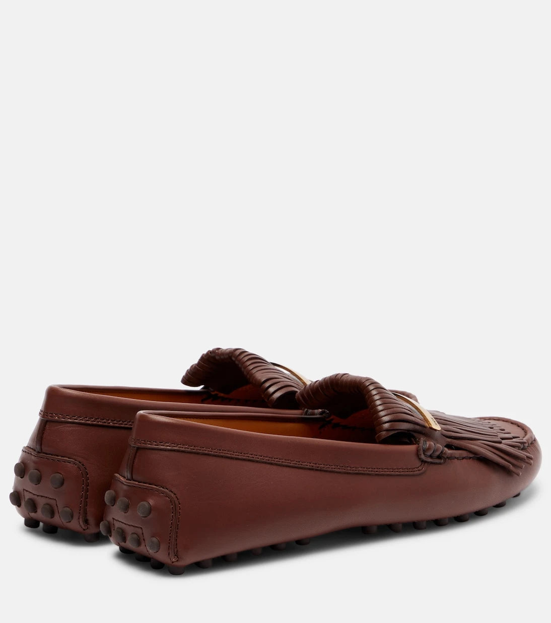 Tod's - Gommino fringed leather driving shoes