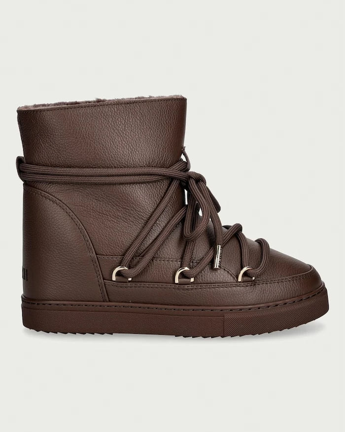 Inuikii Full Leather Wedge Kadın Deri Kar Botu