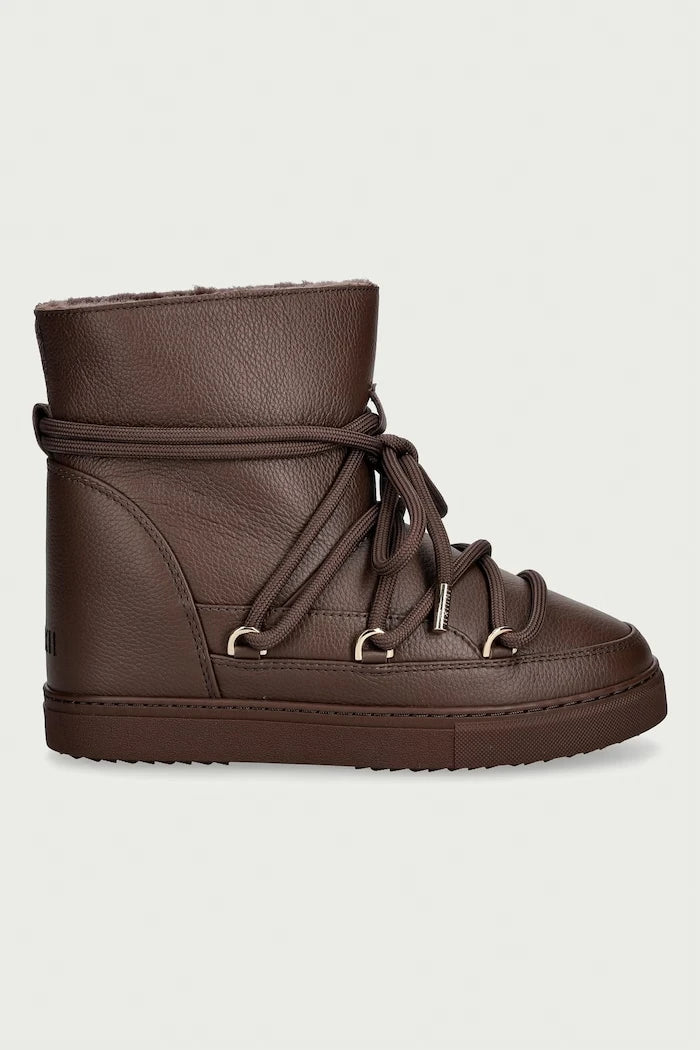 Inuikii Full Leather Wedge Kadın Deri Kar Botu