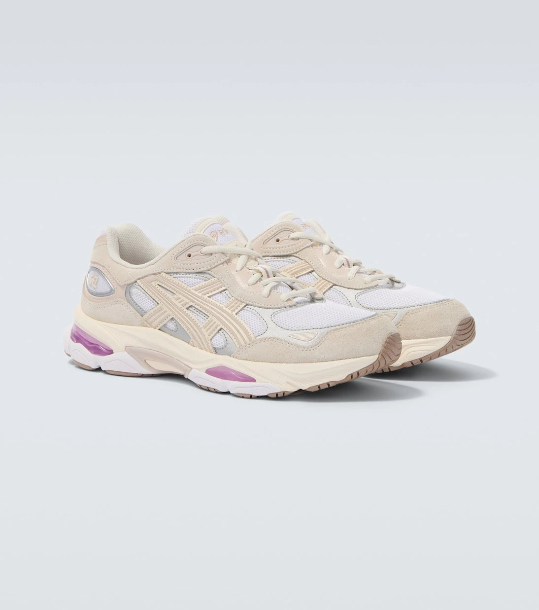 Asics - أحذية سنيكرز Gel-NYC 2.0 مزينة بالجلد المدبوغ