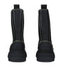 GANNI Black Leather XL Chelsea Boots