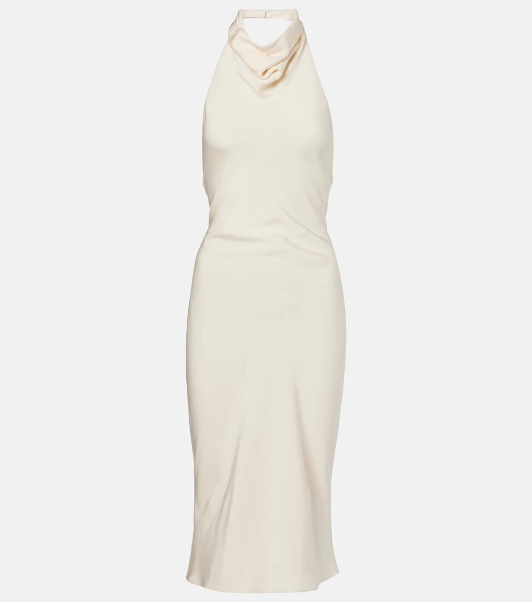 Tom Ford - Halterneck silk sablé cocktail dress