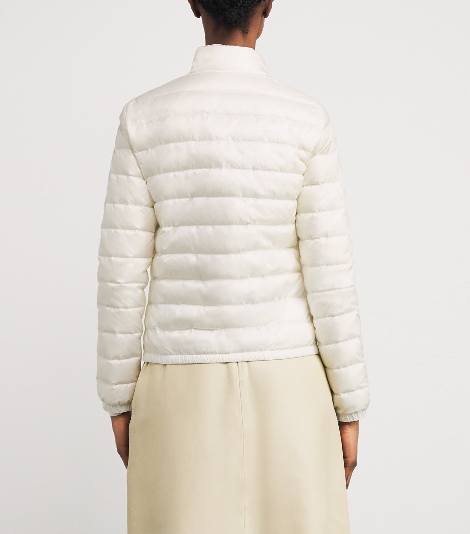 Moncler White Down-Filled Lans Puffer Jacket