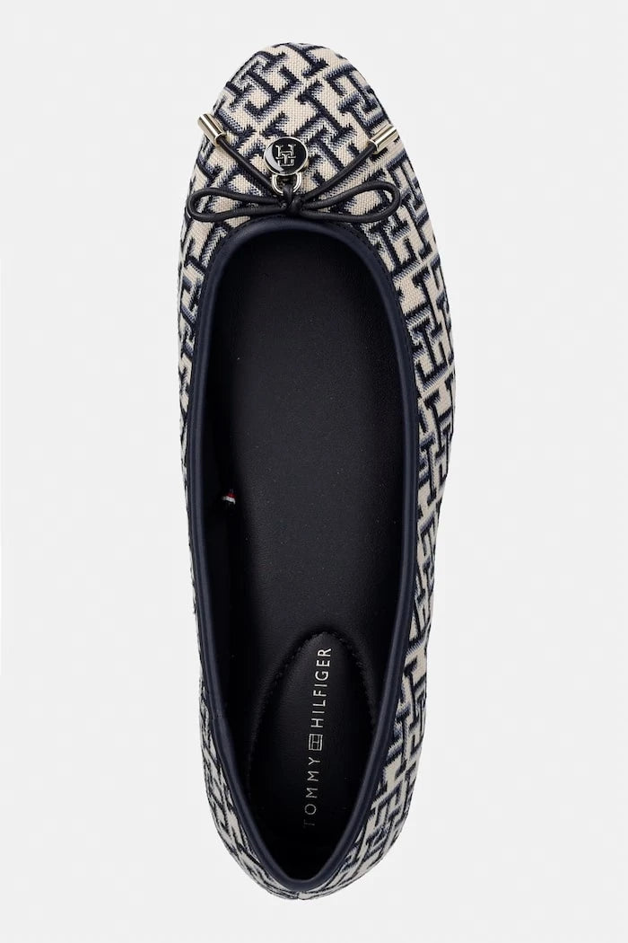 Tommy Hilfiger TH CHARM JACQUARD BALLERINA Balerinler