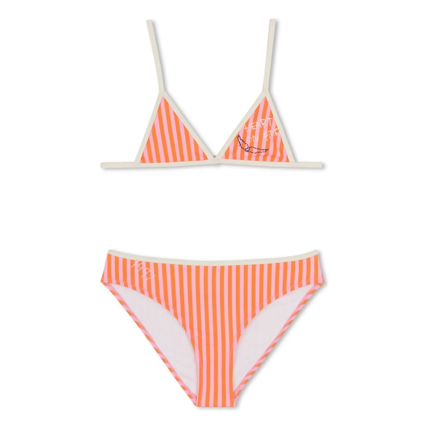 Zadig & Voltaire - Tag Stripe Swimsuit | Pink