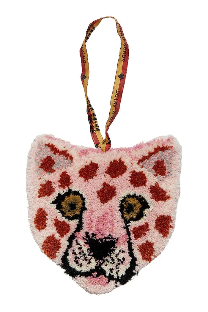 Декорация на стена Doing Goods Pinky Leopard 20 x 22 x 2 cm