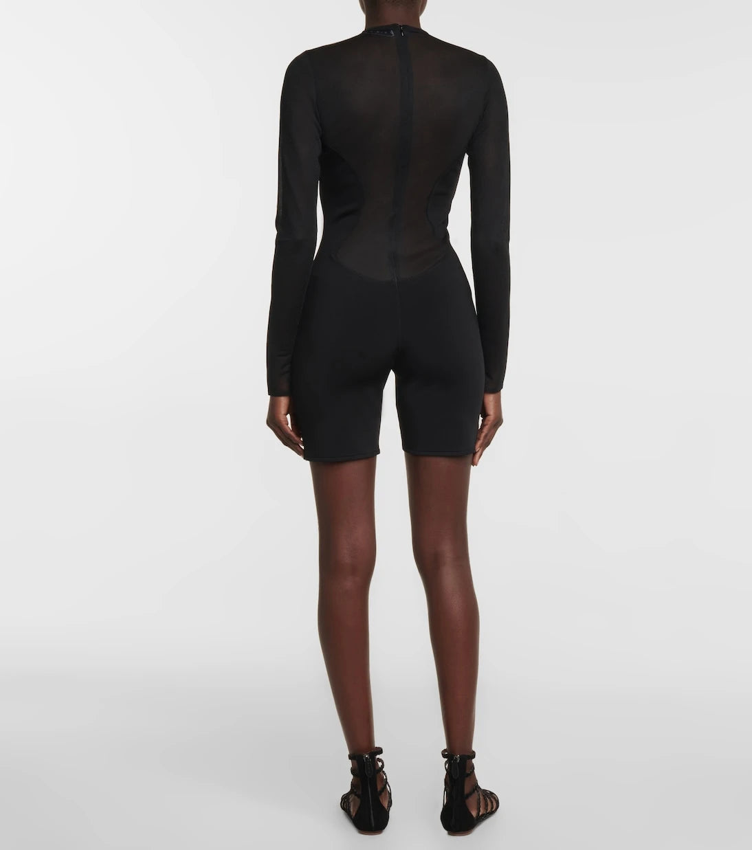 Alaïa - جمبسوت بألواح شبه شفافة