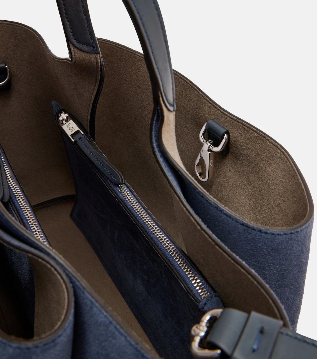 Tod's - حقيبة توتس أبا الصغيرة من الشمواه