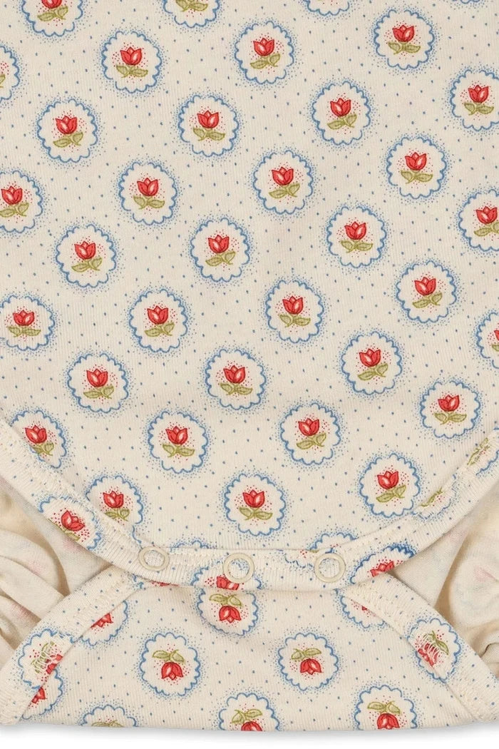 Konges Sløjd BASIC LS NEWBORN BODY GOTS Bebek Bodi