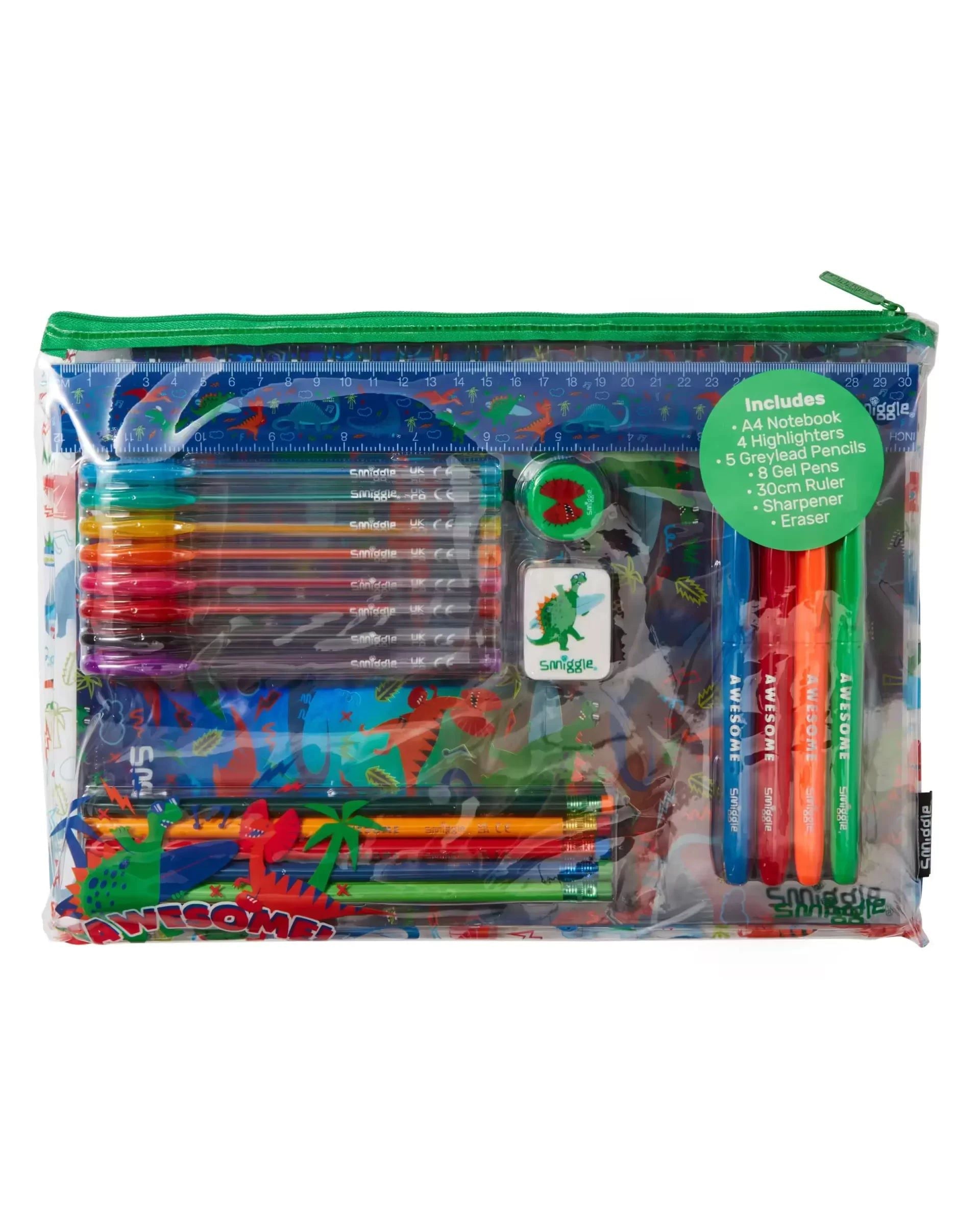 Smiggle - Wish A4 Notebook and Stationery Set