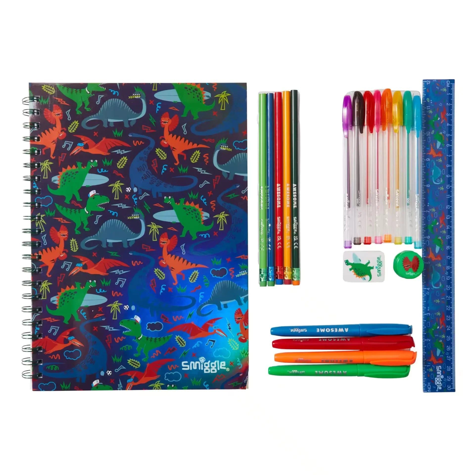 Smiggle - Wish A4 Notebook and Stationery Set