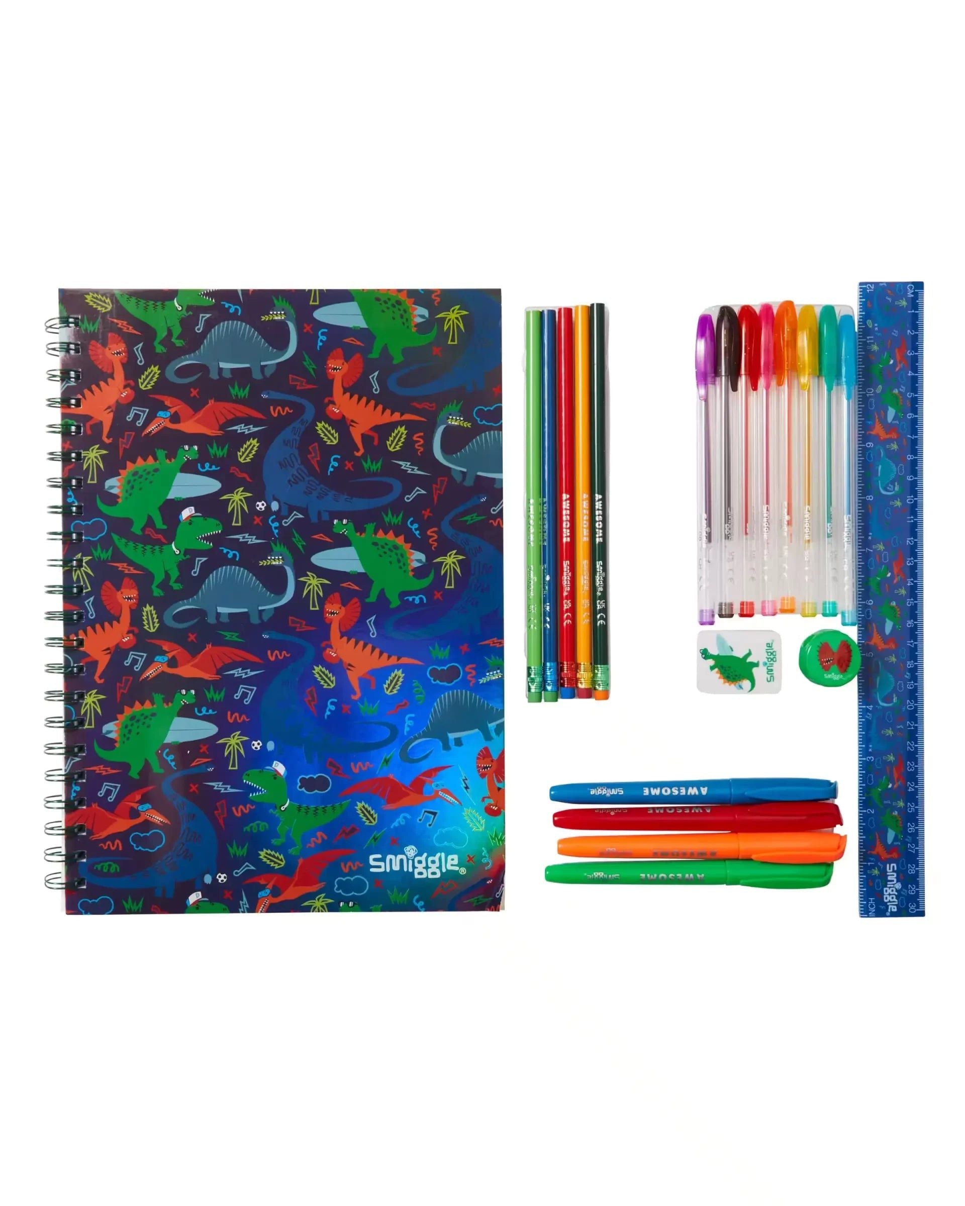 Smiggle - Wish A4 Notebook and Stationery Set