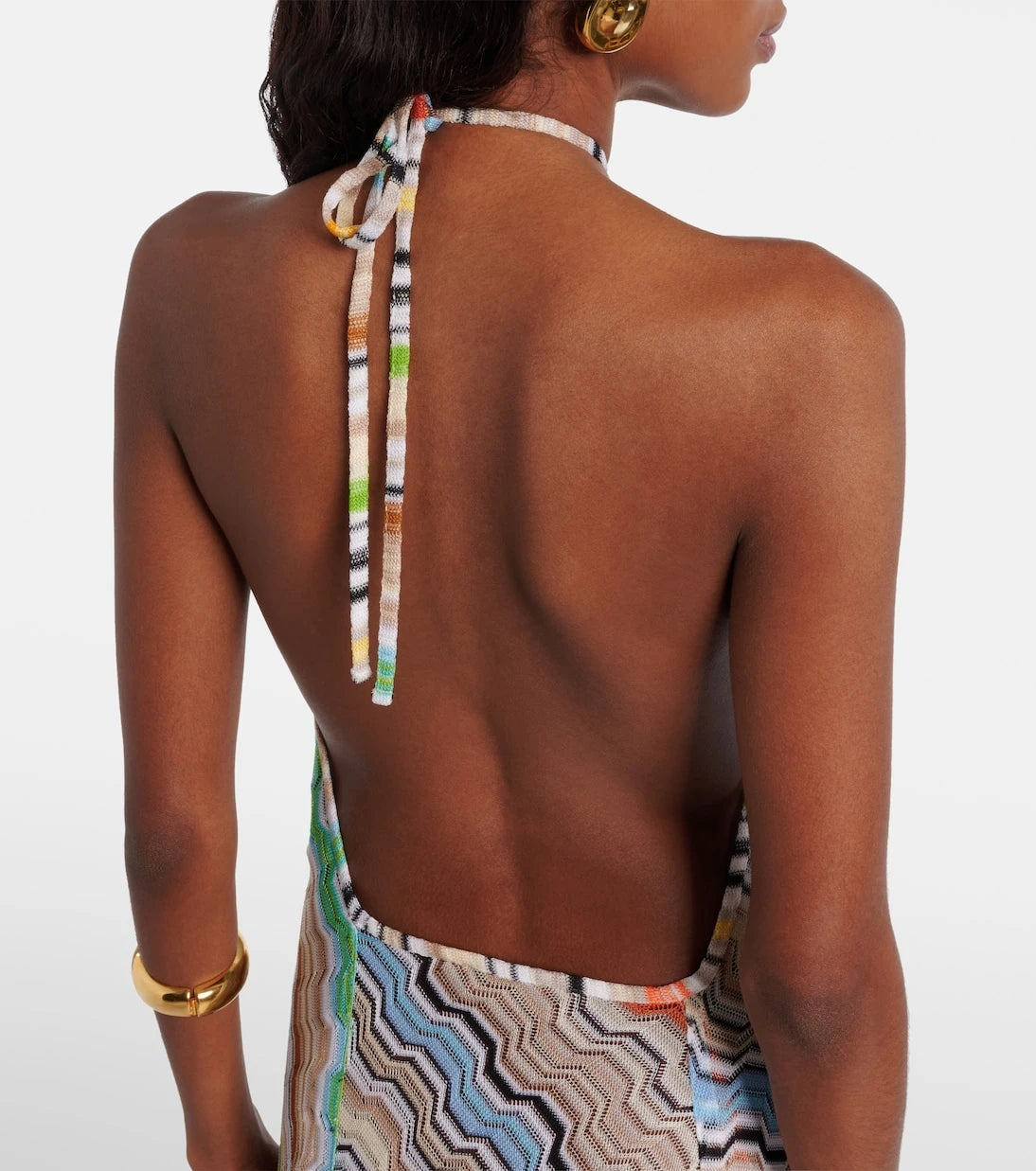 Missoni - Zig Zag halterneck maxi dress