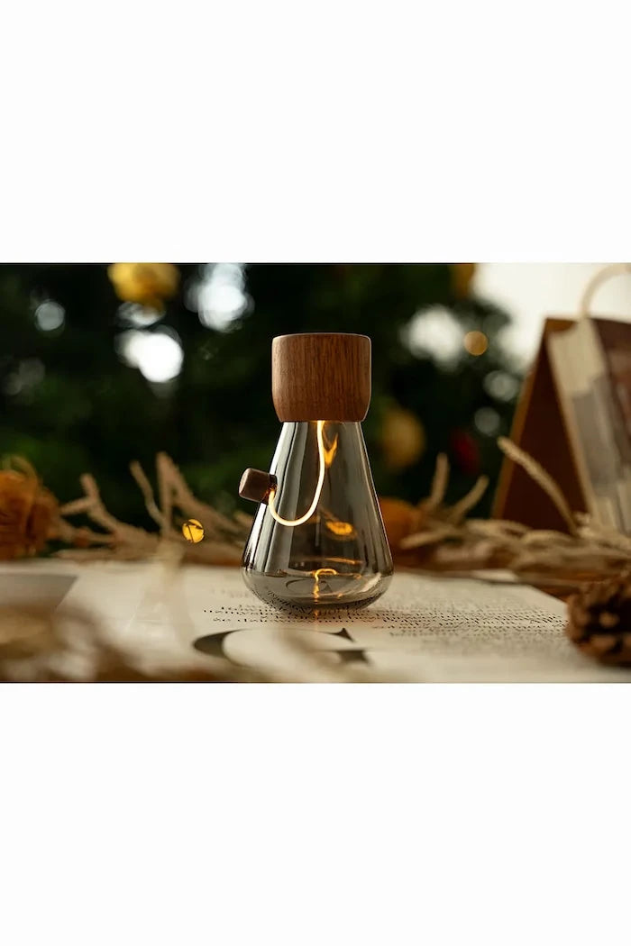 Gingko Design лампа LED от стъкло 6,8 x 6,8 x 12,7 cm