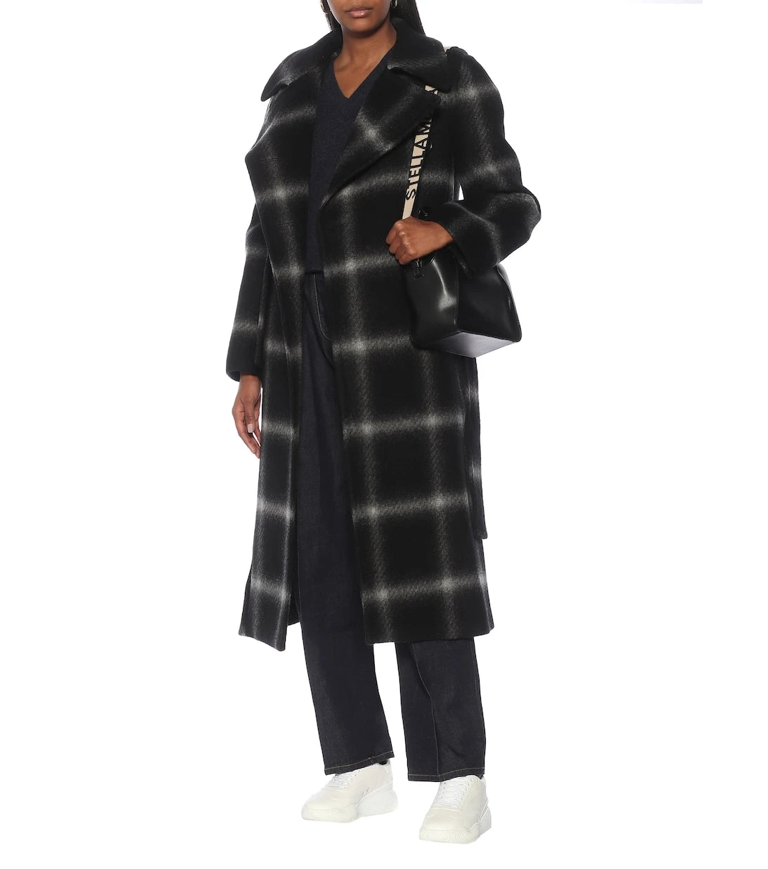 Stella McCartney - Checked wool coat