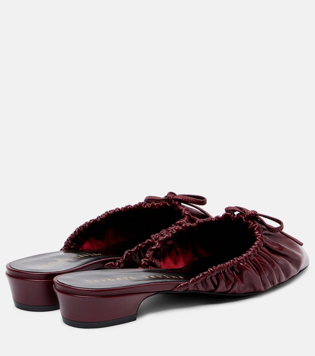 Herbert Levine - Gather Around patent leather mules