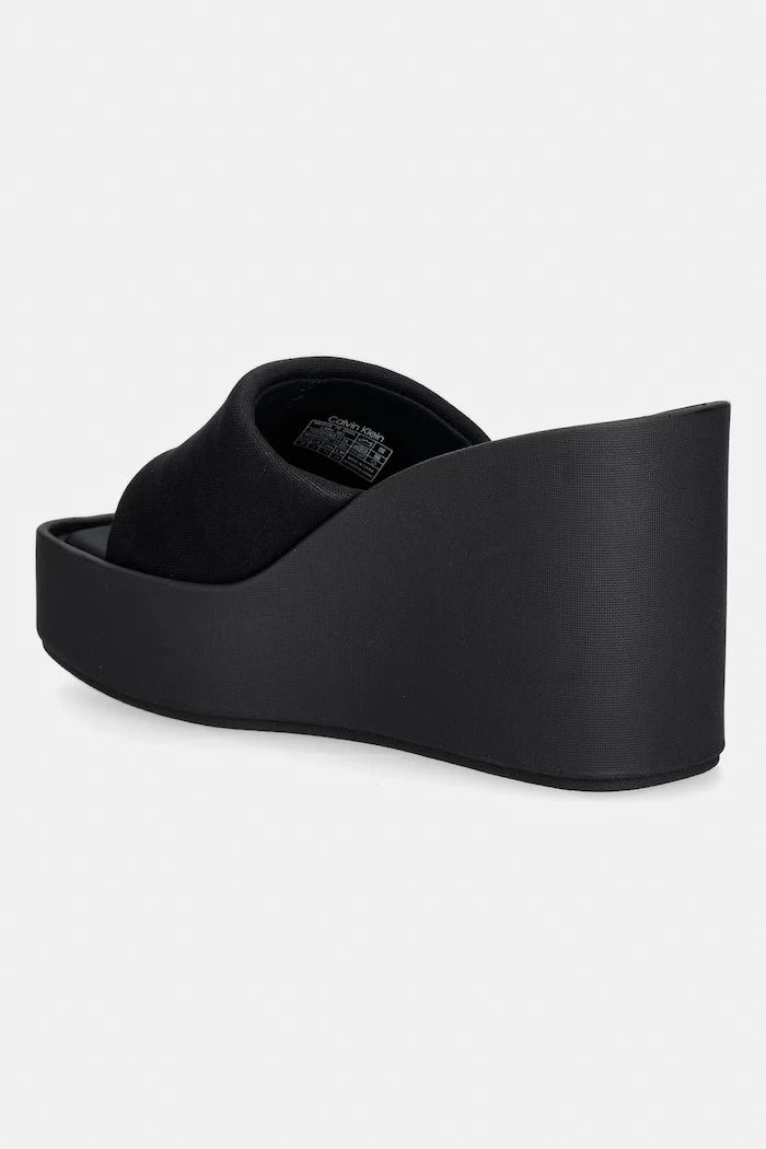 Calvin Klein kadın wedge 70 SNDL CANV MG terlik
