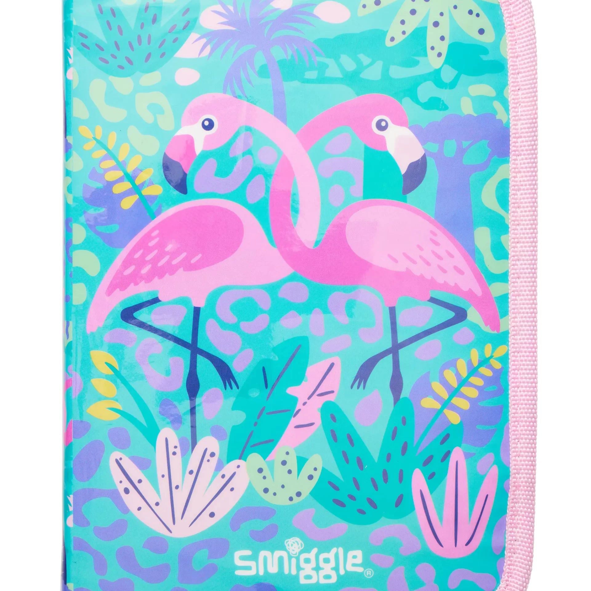 Smiggle - Wild Side Flamingo Pencil Case and Stationery Set