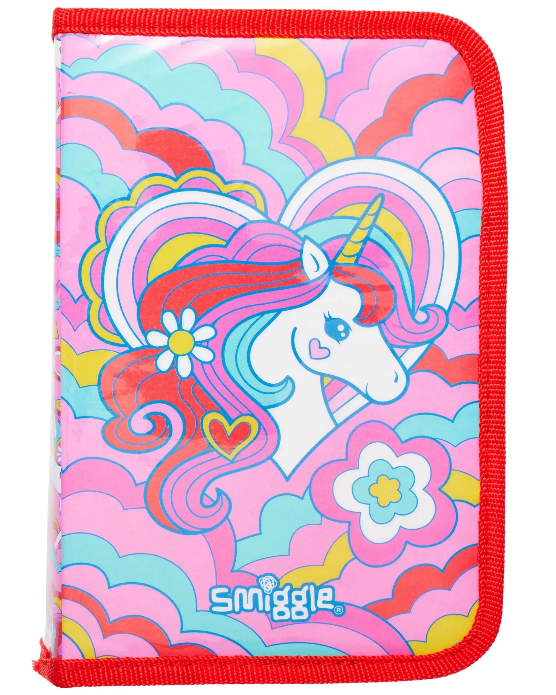 Smiggle - Wild Side Unicorn Pencil Case and Stationery Set