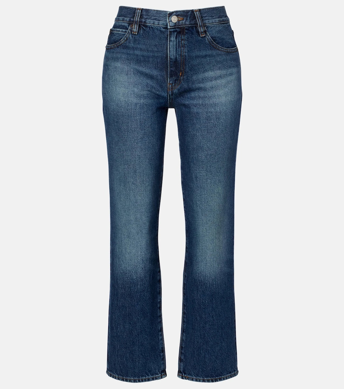 Frame - Hang high-rise straight jeans