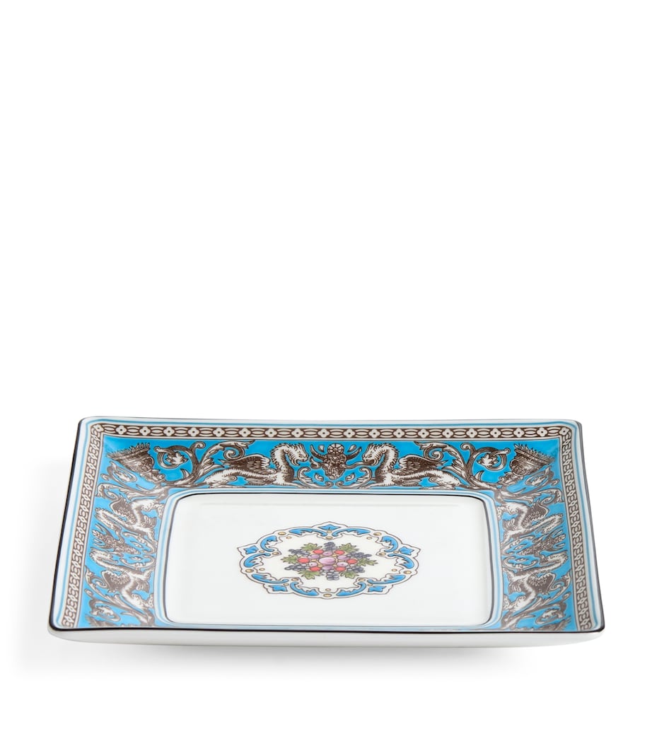 Florentine Turquoise Square Tray (14cm)