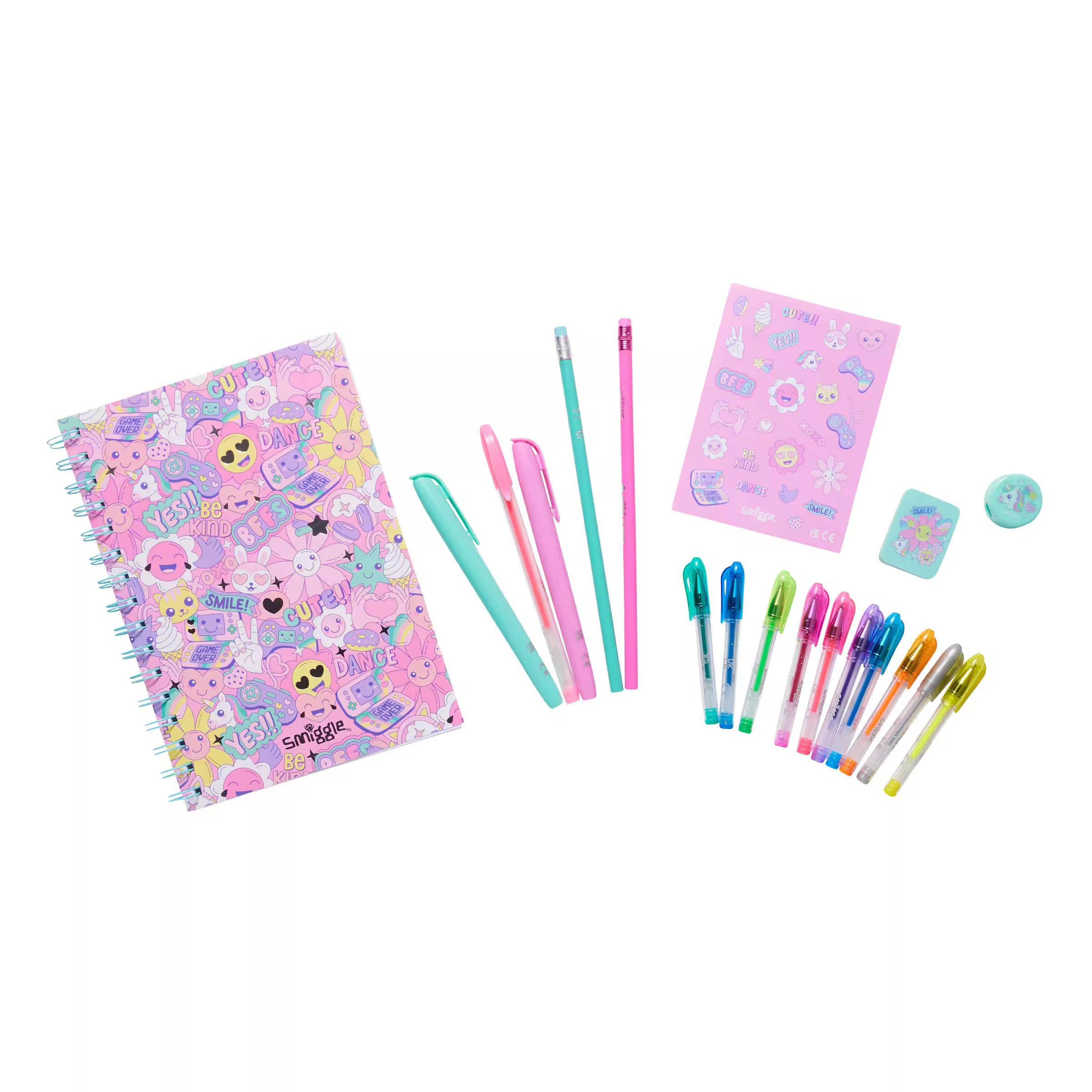 Smiggle - Epic A5 Notebook and Stationery Set