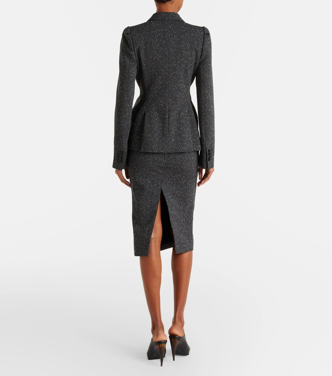 McQueen - Pinstripe pencil skirt
