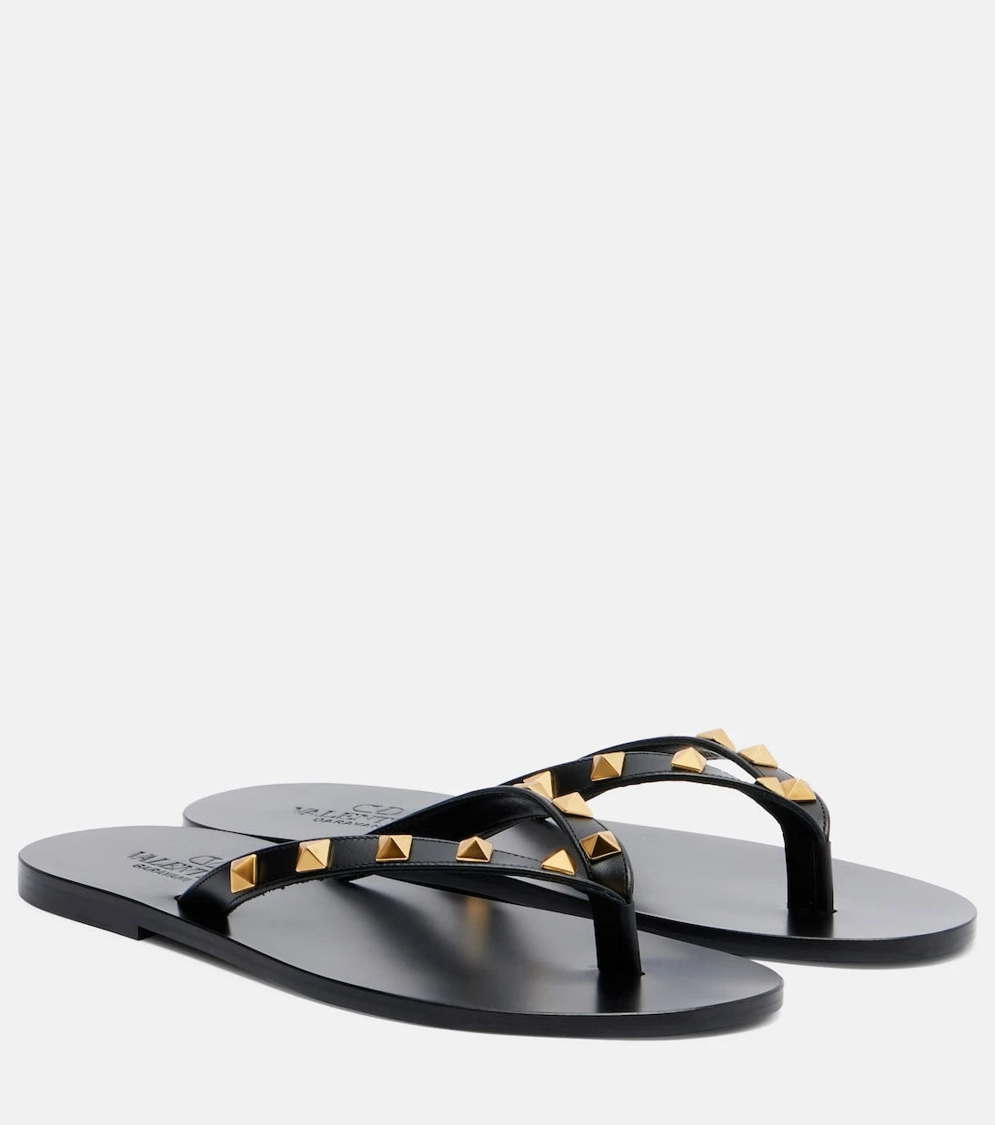 Valentino Garavani - Rockstud leather thong sandals