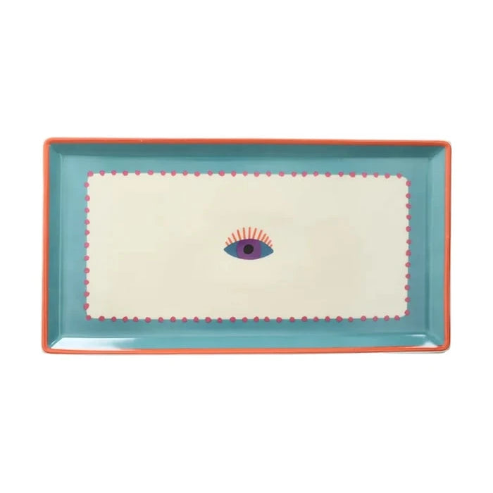 Tognana porselen servis tabağı 32 x 17 cm