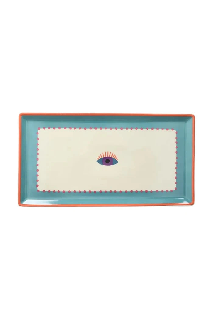 Tognana porselen servis tabağı 32 x 17 cm