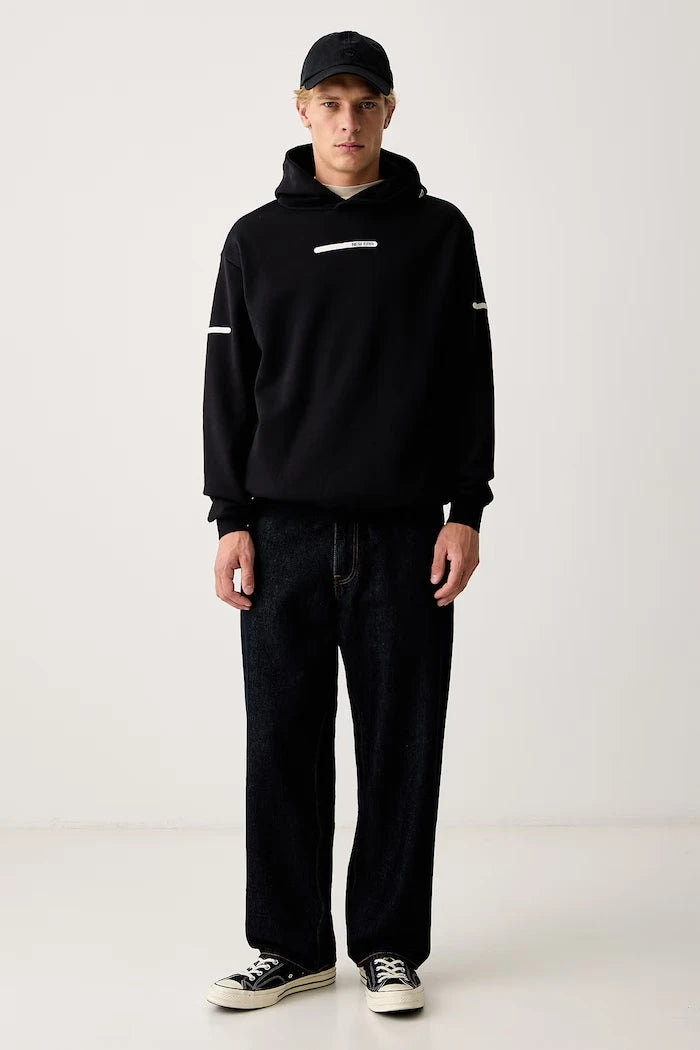 Pamuklu kapüşonlu sweatshirt