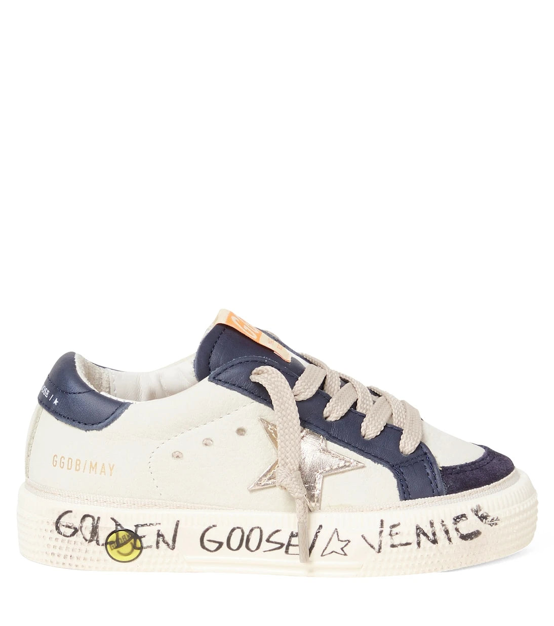 Golden Goose Kids - May leather platform sneakers