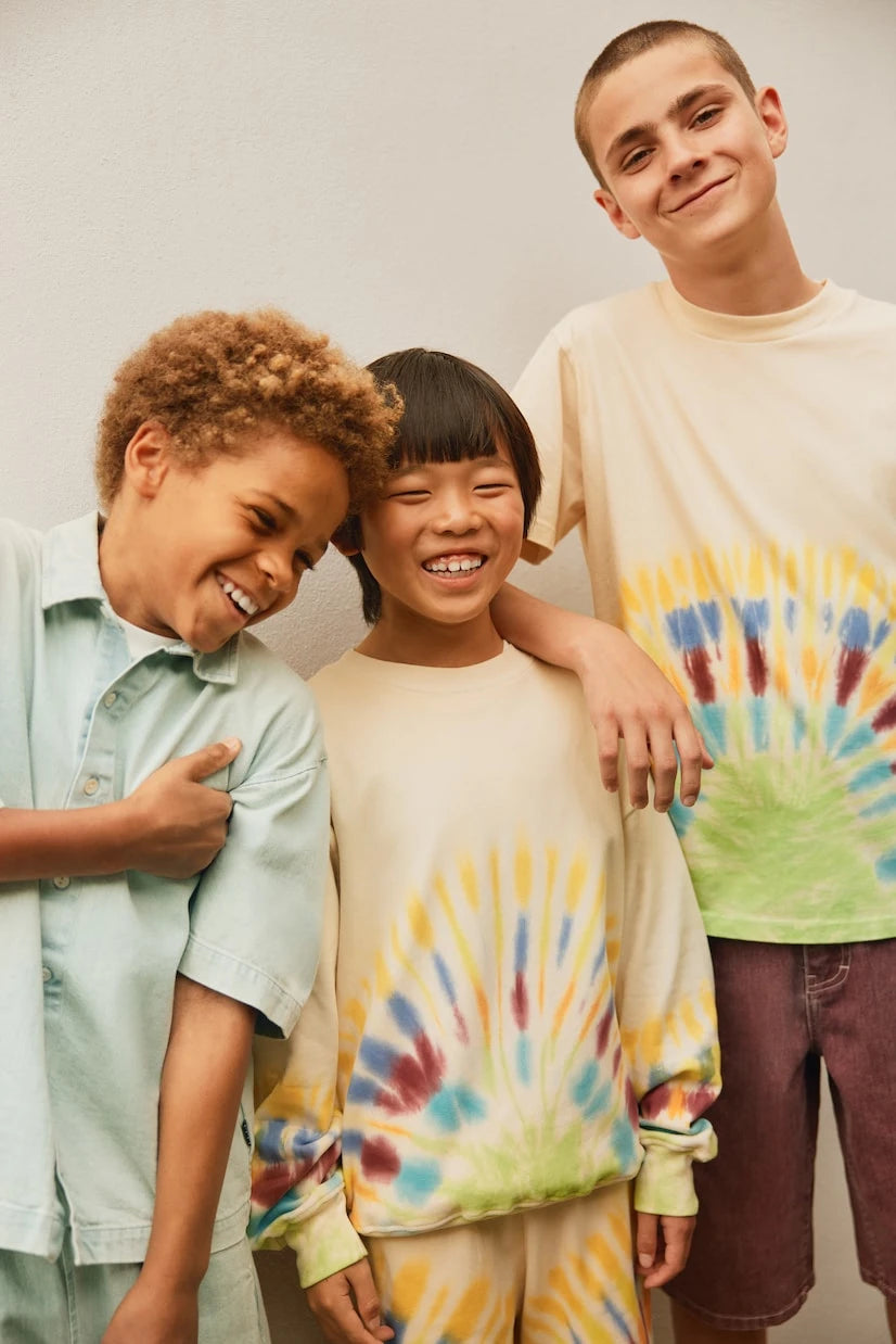 Molo - Memphis tie-dye cotton sweatshirt