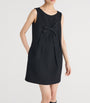 Prada Black Wool Natté Sleeveless Mini Dress