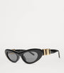 Black Acetate Cocktail Cat-Eye Sunglasses