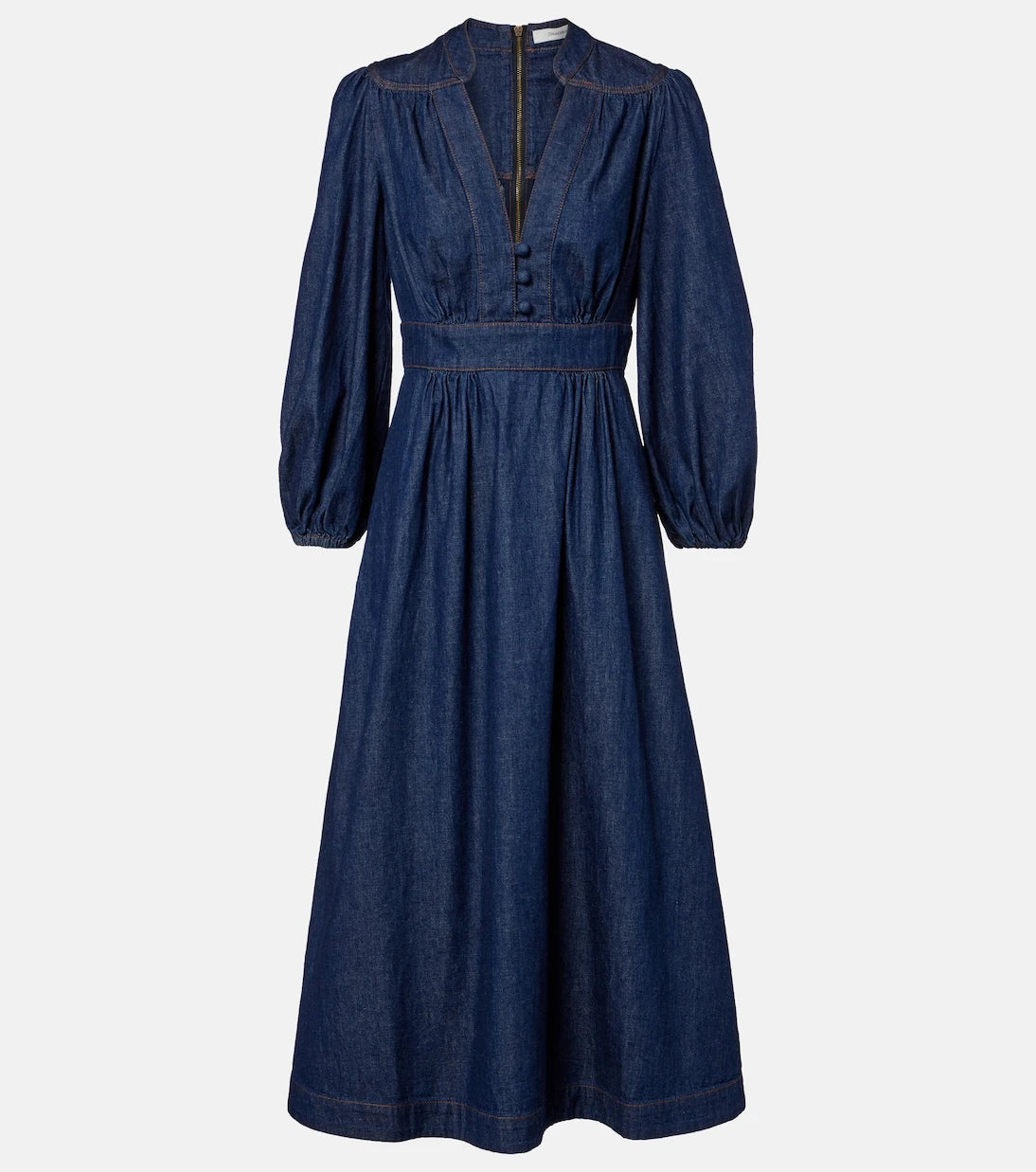 Zimmermann - Awaken denim midi dress