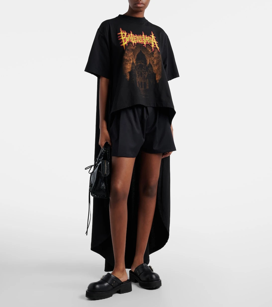 Balenciaga - Venom leather mules