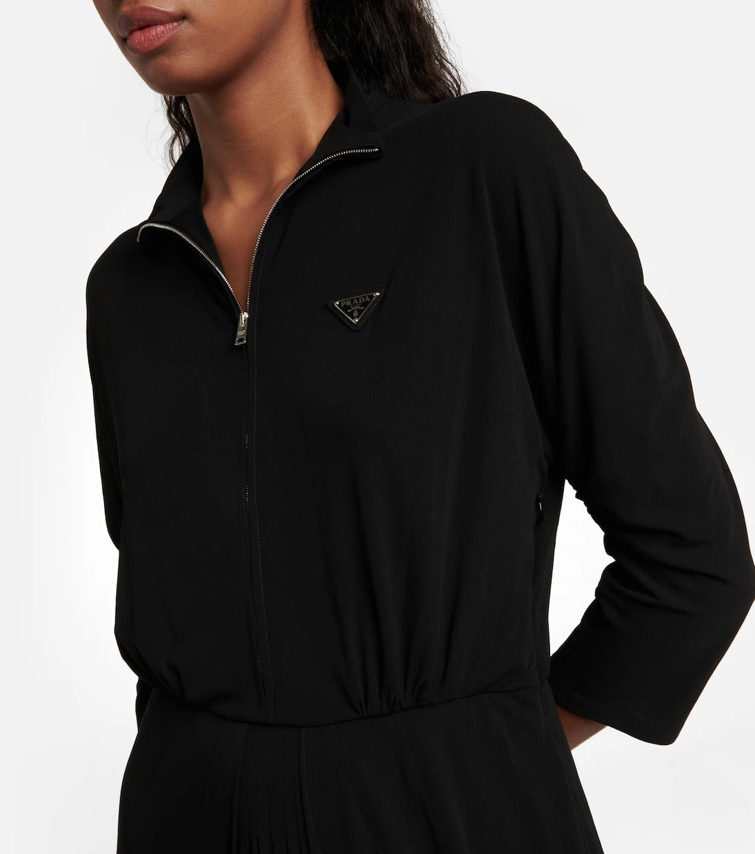 Prada - Mockneck midi dress