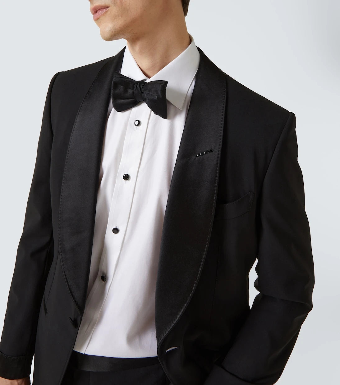 Brioni - Cotton poplin tuxedo shirt